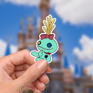 Disney Lilo & Stitch  Scrump Sticker: Waterproof Vinyl Decal for Laptop, Water Bottle