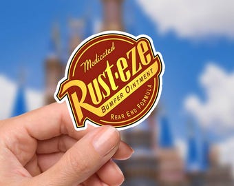 Calcomanía de vinilo impermeable de Rayo McQueen para coche