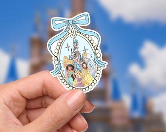 Disneyy Coquette Waterproof Disney Laptop Stickers/  Mickey, Minnie, Goofy Stitch planner stationery decal water bottle cell phone