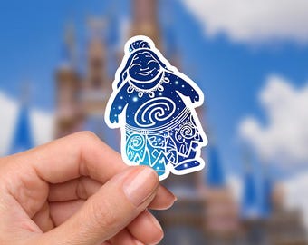 Adesivo testa di Topolino Moana Gramma Tala Maui: decalcomania in vinile impermeabile