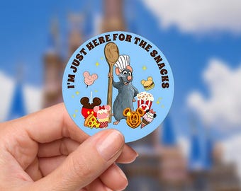 Pegatina de Remy Ratatouille, Lil Chef "Solo estoy aquí para picar algo"