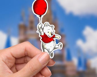 Disneyy  Winnie The Pooh Disney Laptop Sticker Positive Affirmation planner stationery decal water bottle cell