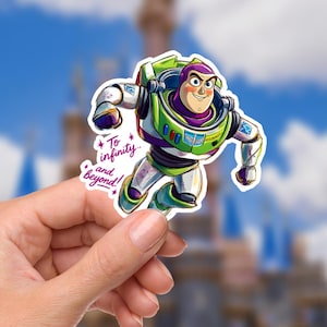 Stickers ordinateur portable Disney Toy Story Buzz Light to Infinity et au-delà de l'année planificateur papeterie sticker bouteille d'eau cellulaire buzzlightyear