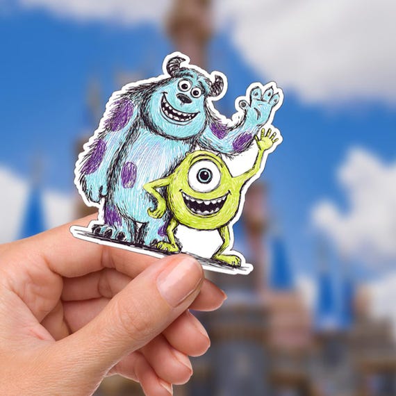sully from monsters inc stuffed animal Monsters Inc Bag Clip | Sully Plush Teddy main image 1