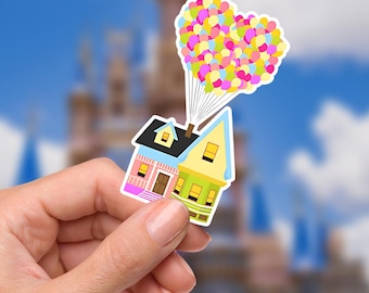 Disney Up !  Sticker pour ordinateur portable L'aventure est là-bas Disney agenda papeterie sticker bouteille d'eau citations sur les cellules