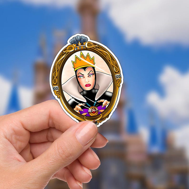 Disney Villain Sticker disney villainous Waterproof Disney Laptop, Disneying Water Bottle, Hydro Bottle Theme Park Vacation, Castle Park