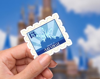 Pegatinas impermeables de Frozen: vinilo de Olaf y Sven