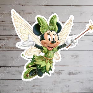 Tinkerbell Minnie Mouse Waterproof Vinyl Sticker