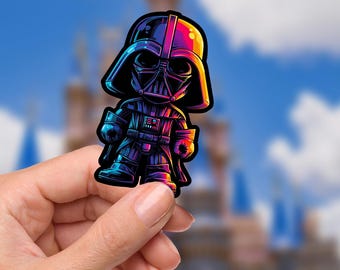 Pegatina de vinilo impermeable de Star Wars Vader