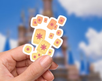 ロストプリンセスの旗布ステッカー/太陽のラプンツェルの塔の上の