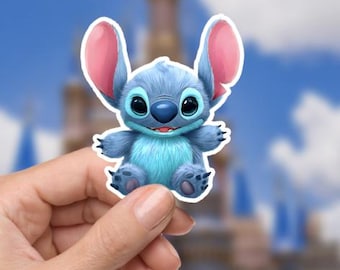 Stitch Waterproof Vinyl Sticker: Lilo and Stitch Aloha Decal