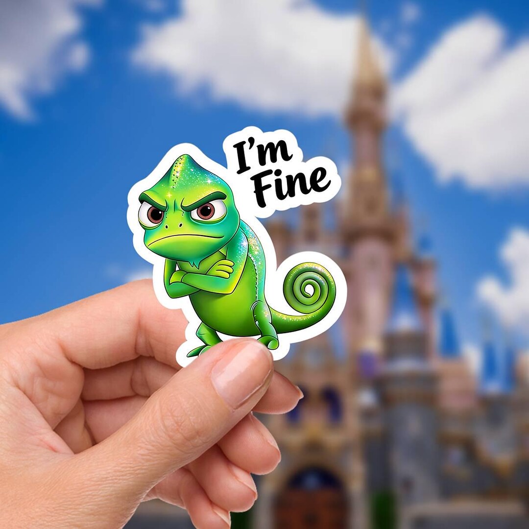 Rapunzel Pascal Tangled Lantern Sticker: Waterproof Vinyl Decal ...