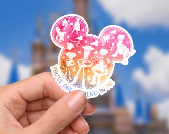 Adesivo Buzz Lightyear: decalcomania in vinile Toy Story, impermeabile