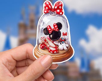 Minnie Mouse-sticker: waterdichte vinylsticker voor laptop, bidon