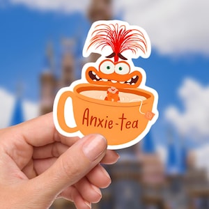 Inside Out Anxiety  Disneyy Laptop Sticker emotion support gifts planner stationery decal water bottle cell  Core Memories Inside Out