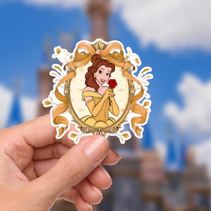 Belle Sticker: Beauty and The Beast Waterproof Vinyl Decal