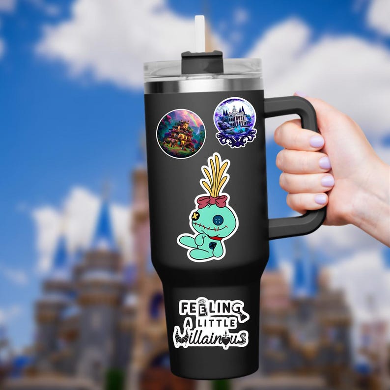 Disney Lilo & Stitch  Scrump Sticker: Waterproof Vinyl Decal for Laptop, Water Bottle