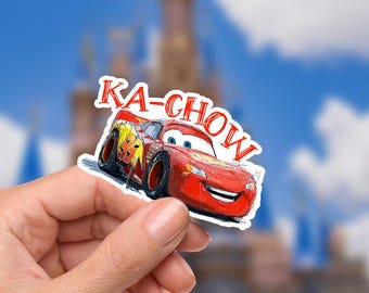 Lightning McQueen Car Sticker: Waterproof Vinyl Decal