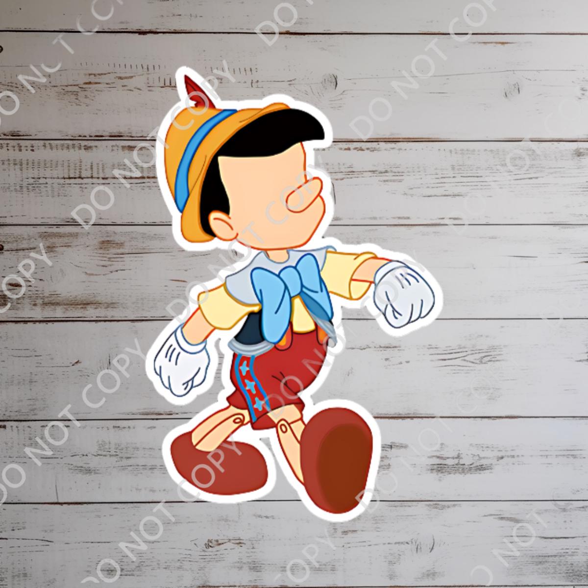 Pinnichio Jr. Sticker Pinocchio Sticker Waterproof Disney Laptop, Disneying Theme Park ...