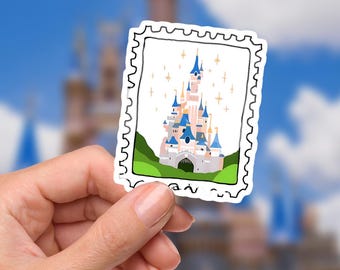 Adesivo de vinil à prova d'água com o selo do Castelo do Magic Kingdom