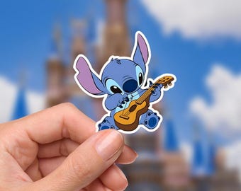 Stitch Waterproof Vinyl Sticker: Lilo and Stitch Ohana Decal