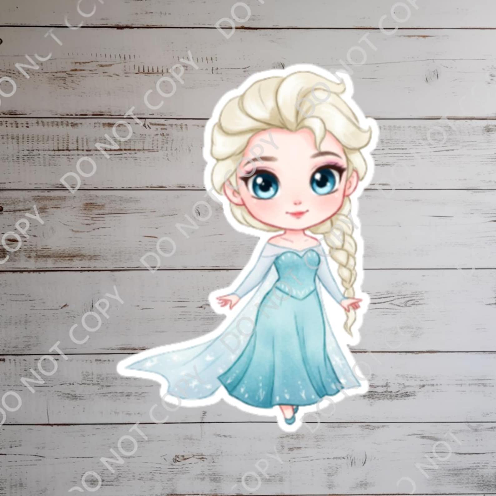 Elsa Frozen Waterproof Vinyl Sticker: Laptop, Water Bottle Decal - Etsy