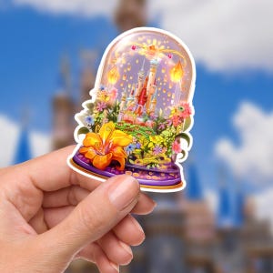 Rapunzel Disneyy Tangled Lantern  Waterproof Disney Laptop Stickers Rapunzel Princess affirmation planner stationery decal water bottle cell