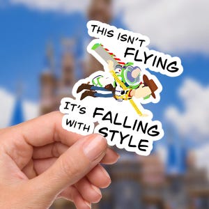 Toy Story Buzz Light Woody Lustig bis Unendlich und darüber hinaus Disney Laptop Sticker Planer Briefpapier Aufkleber Wasserflasche BuzzlightYear