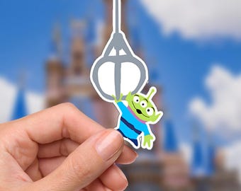 Toy Story Alien & Buzz Lightyear Sticker - To Infinity and Beyond