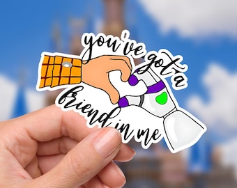 Adesivo in vinile di Toy Story Buzz Lightyear: Verso l'infinito e oltre