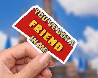 Toy Story Buzz Lightyear & Woody Sticker - To Infinity and Beyond