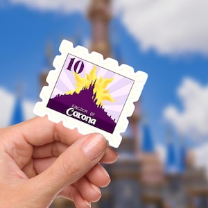 Rapunzel Disneyy Tangled Lantern  Waterproof Disney Laptop Stickers Rapunzel Princess affirmation planner stationery decal water bottle cell