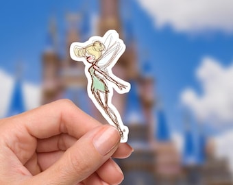 Tinkerbell sticker/Peter Pan Neverland Disneyy Pixie Dust laptopstickers/Mickey vinyl stickers/Bujo Journal planner waterfles sticker