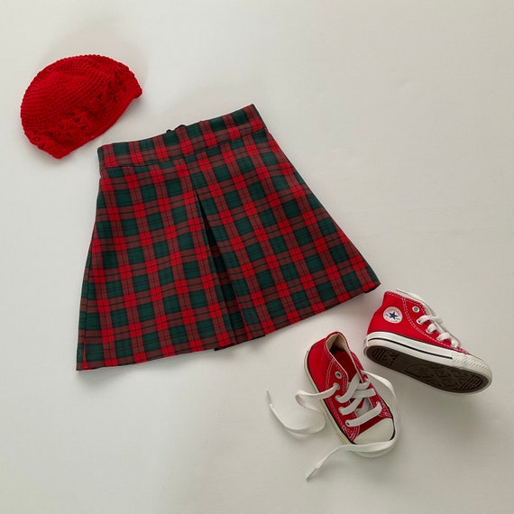 Girls tartan skirt discount