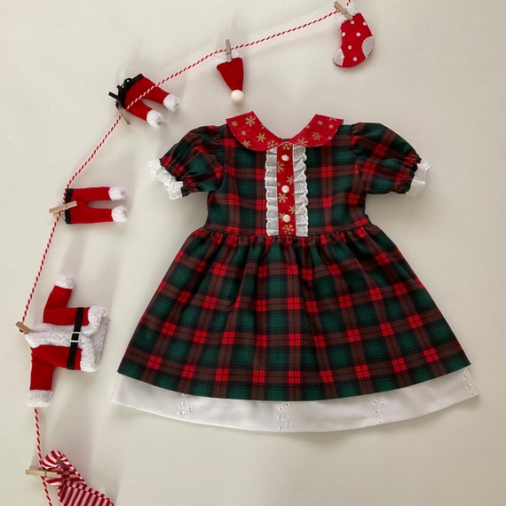 Toddler Christmas Dress, Girls Christmas Dress, Peter Pan Collar Dress,  Tartan Dress, Plaid Dress, Holiday Dress - Size 1 (US 12-18 Months) - Etsy  Israel