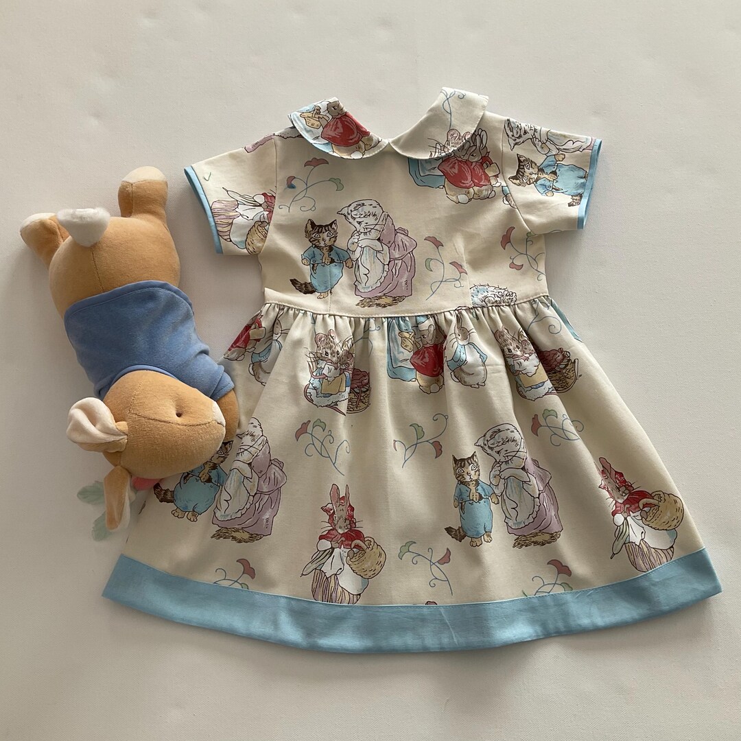 Peter Rabbit Dress, Girls Easter Dress, Toddler Dress, Beatrix Potter ...