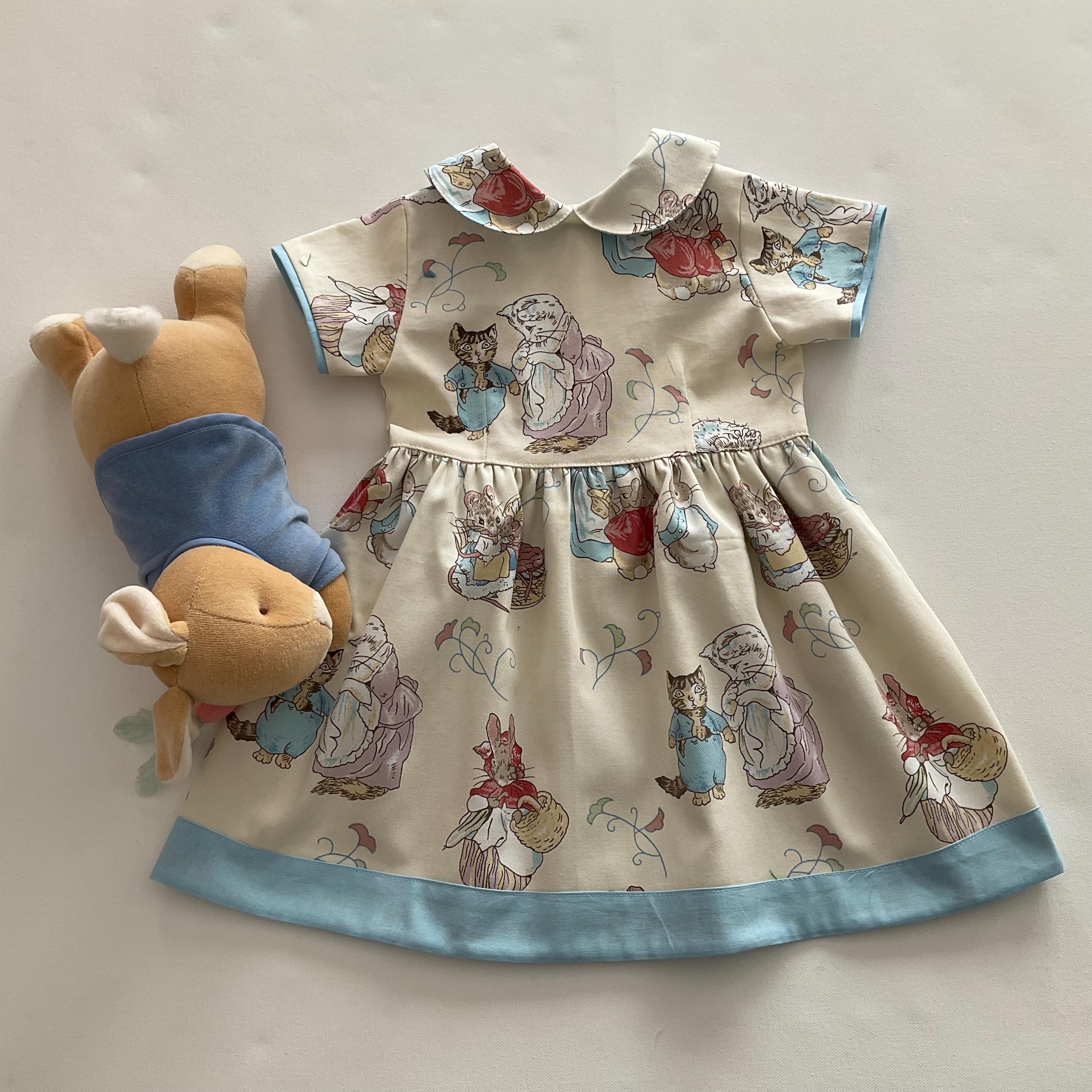 Peter Rabbit Dress, Girls Easter Dress, Toddler Dress, Beatrix 