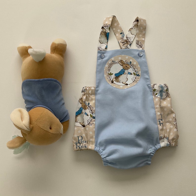 Baby Boys Peter Rabbit Romper Custom MADE TO ORDER Sizes Etsy