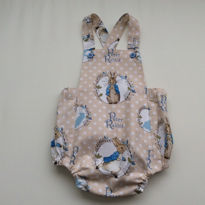 Baby Boys Peter Rabbit Romper Custom MADE TO ORDER Sizes Etsy Australia