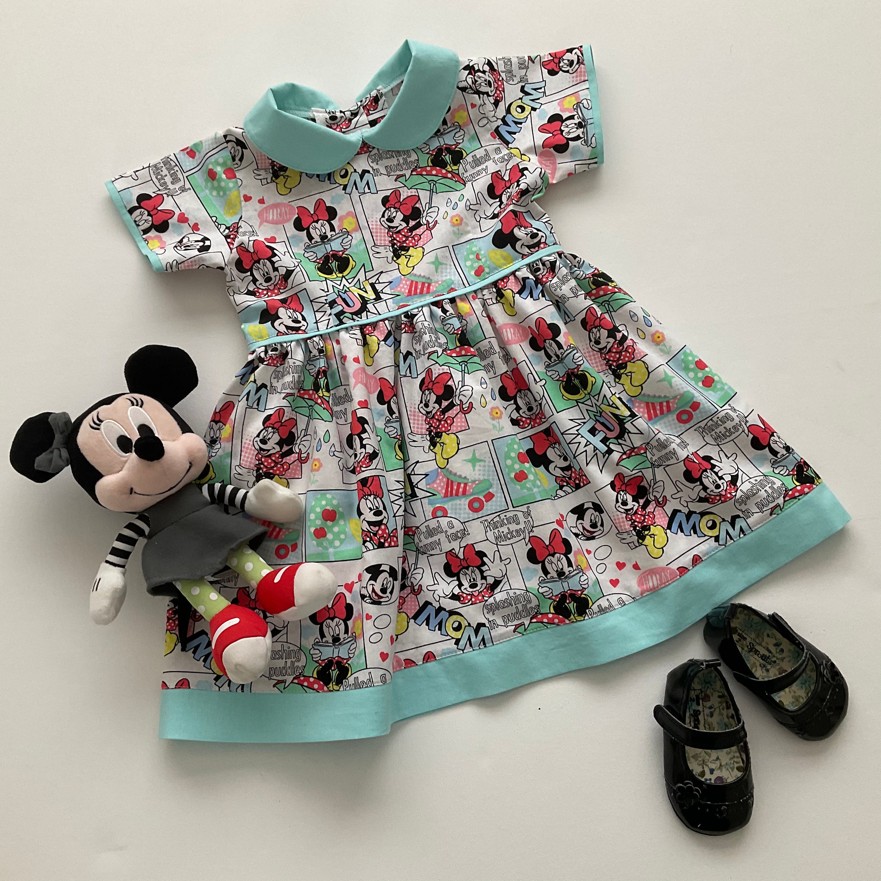 IBTOM CASTLE Robe Minnie pour fille - Noël - Carnaval - Halloween 