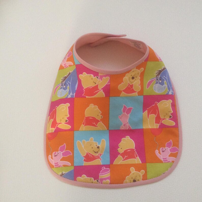 Winnie the Pooh Bib Baby Girl Bib Disney Bib Winnie Bib Etsy