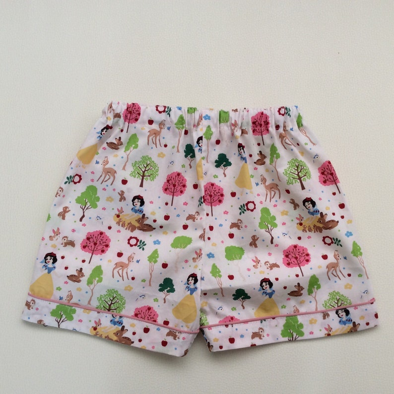 Summer Pyjamas Cotton US 12-18 Months Snow White Pyjamas READY to SHIP Australian Seller Girls Pyjamas Button Front Pyjamas Size 1
