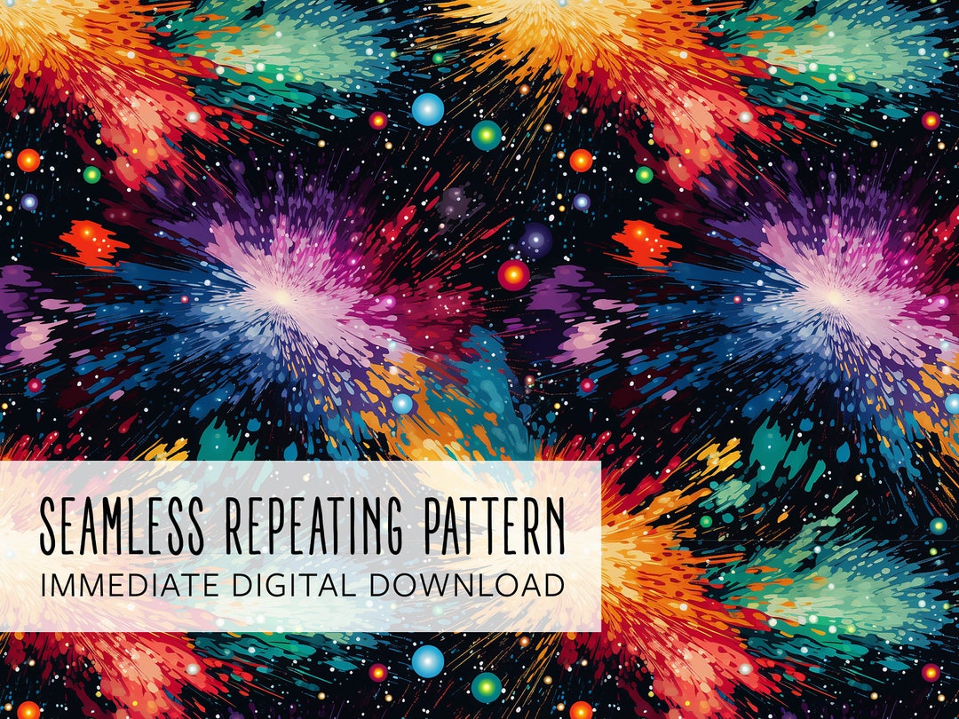 Pattern Explosion Samples Color Explosion Firework Digital Seamless Pattern File - Etsy