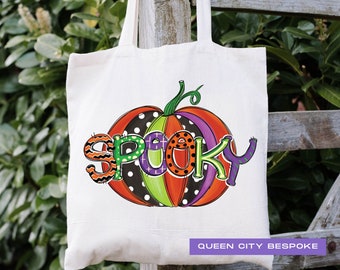Halloween Pumpkin Treat Bag: Spooky Party Favor Tote