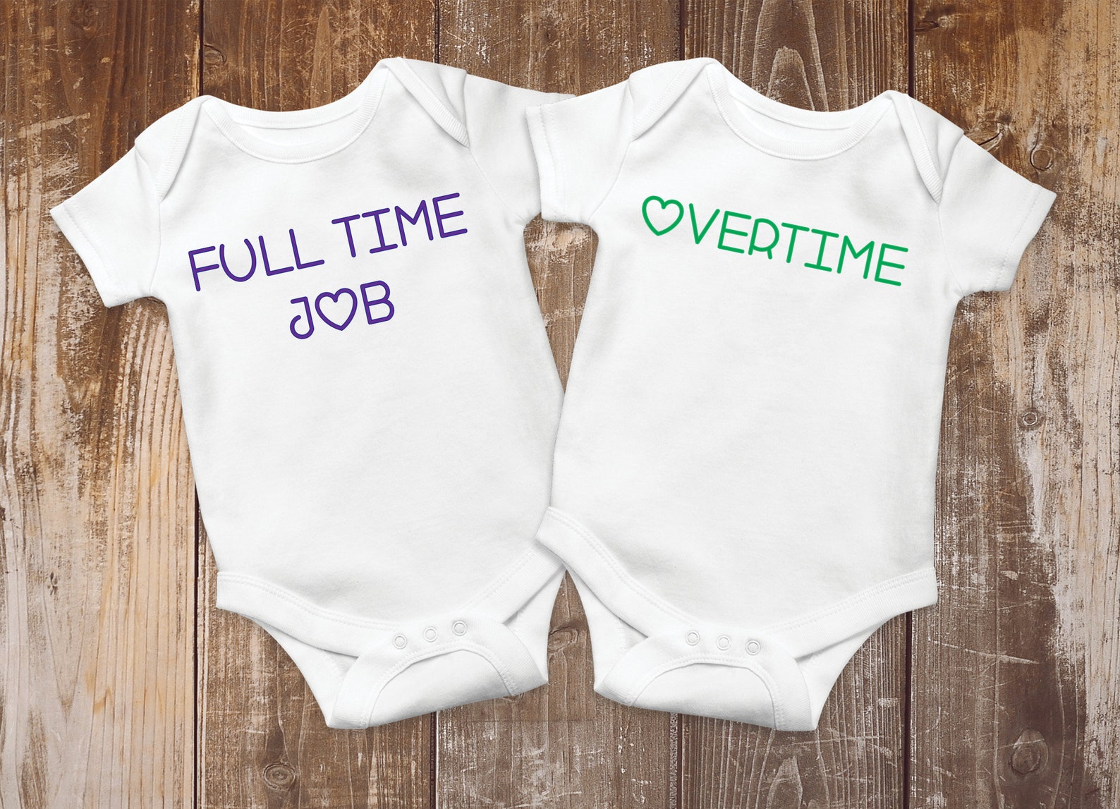 Twin Pregnancy Announcement Onesie® Funny Twin Onesies® Etsy