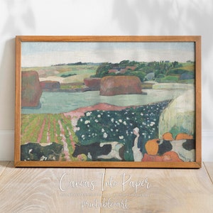 Digital Download | Printable Wall Art | Decor | Vintage Art | | Landscape | Painting | Print | Home Decor | Art Prints | Paul Gauguin