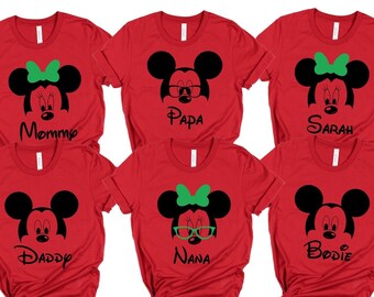 SALE!! Disney Christmas Family Shirts, Disney Trip Shirts, Custom Family Disney Shirts, Disney Family Vacation, Disney Cruise, Disney Shirt