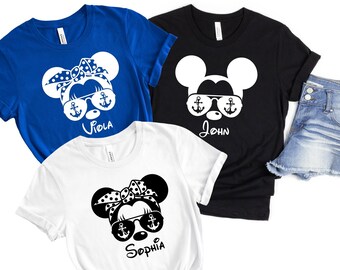 SALE!! Disney Cruise Family Shirts Disney Trip Shirts Group Disney Trip Shirts Disney Family Vacation Disney Cruise Disney Squad Shirt