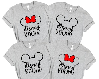 SALE!! Disney Bound Shirts, Family Vacation, Matching Vacation Shirts, Disney Shirts, Disney Family Vacation, Disney Family Shirt, Mickey