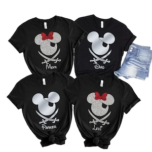 SALE!! Disney Shirts Custom Disney Cruise Shirts Disney Pirate Shirts Disney Family Shirts Mickey Pirate Shirts Custom Disney Vacation Shirt